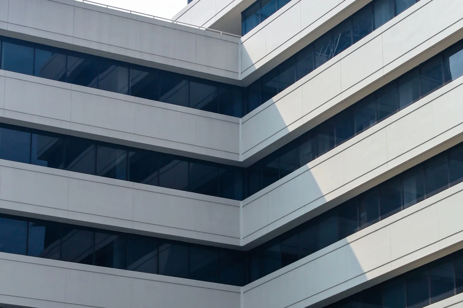Modern hospital building exterior
